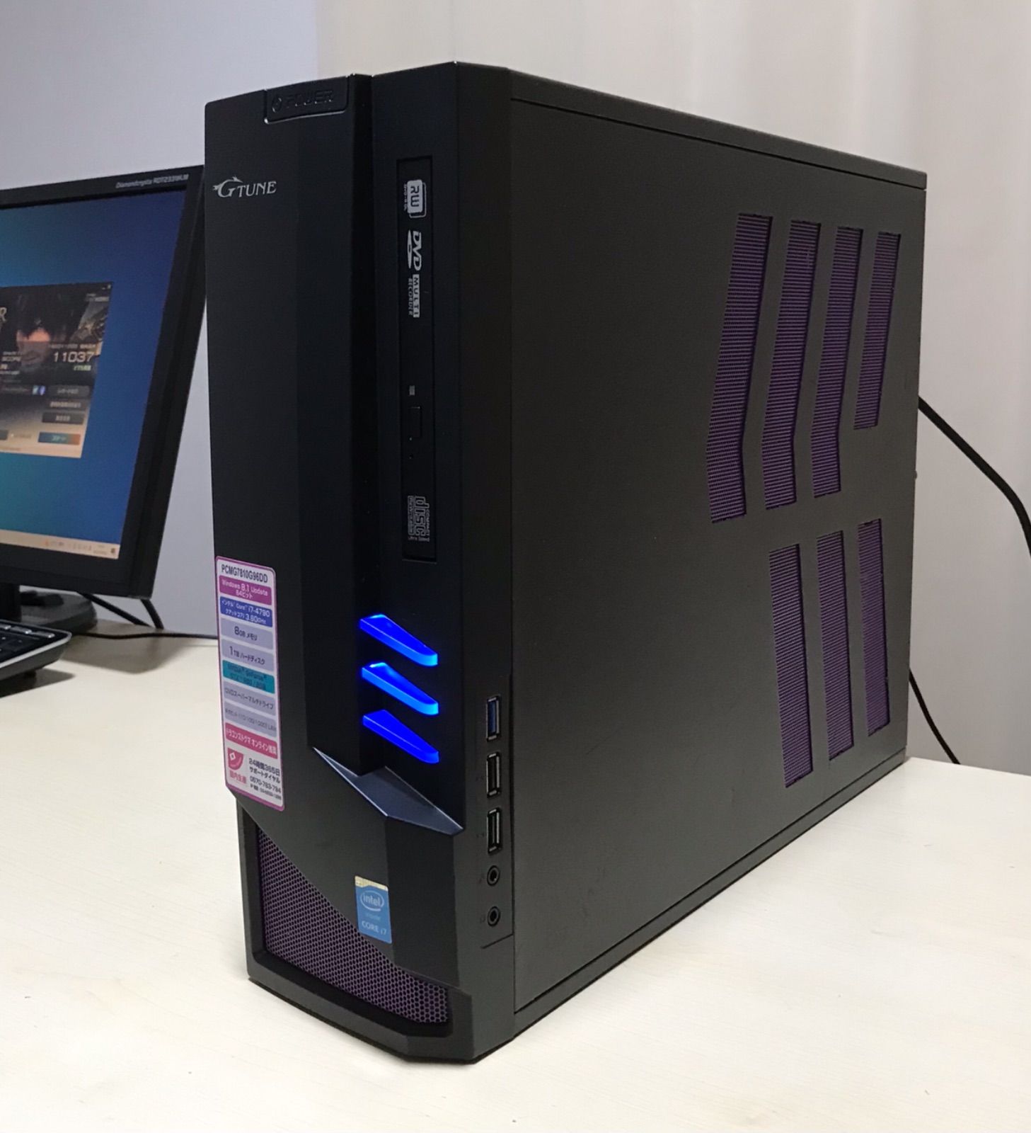 ゲーミングPC/Windows10/GTX1060 6G/480GB/1TB-