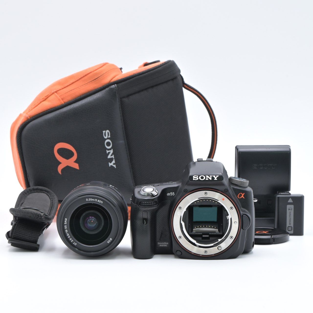 SONY ソニー α55 ズームレンズキット DT 18-55mm F3.5-5.6 SAM付属 SLT 