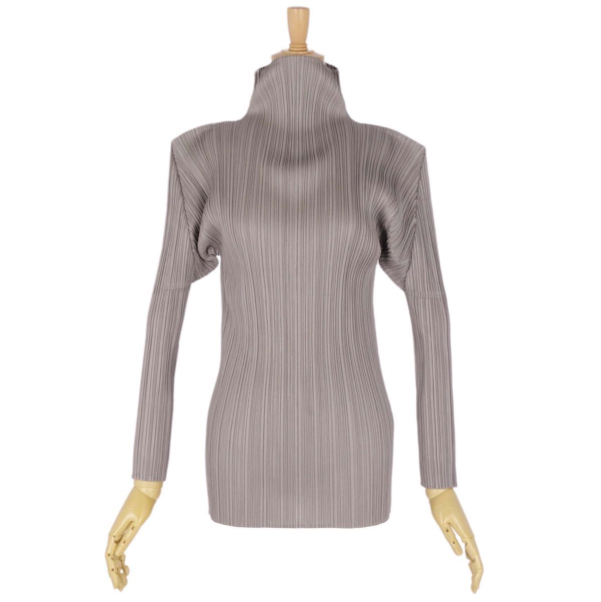 美品 プリーツプリーズ イッセイミヤケ PLEATS PLEASE シャツ ブラウス 