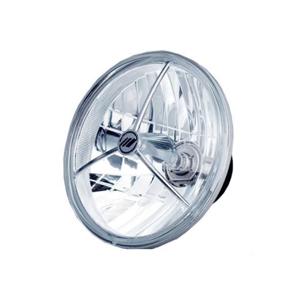 H4 ヘッドランプ 12V車 3ポイント マルチリフレクターヘッドランプ 1個 60W 55W バルブ付 ヘッドライト 純正採用品 IPF HL-52 E1E1