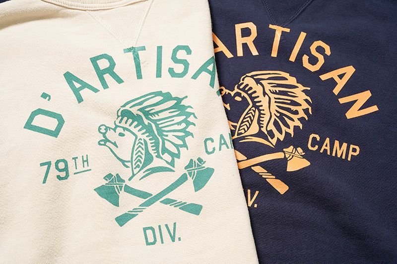 Camp D'Artisan スウェット STUDIO D'ARTISAN ステュディオ・ダルチザン スウェット
