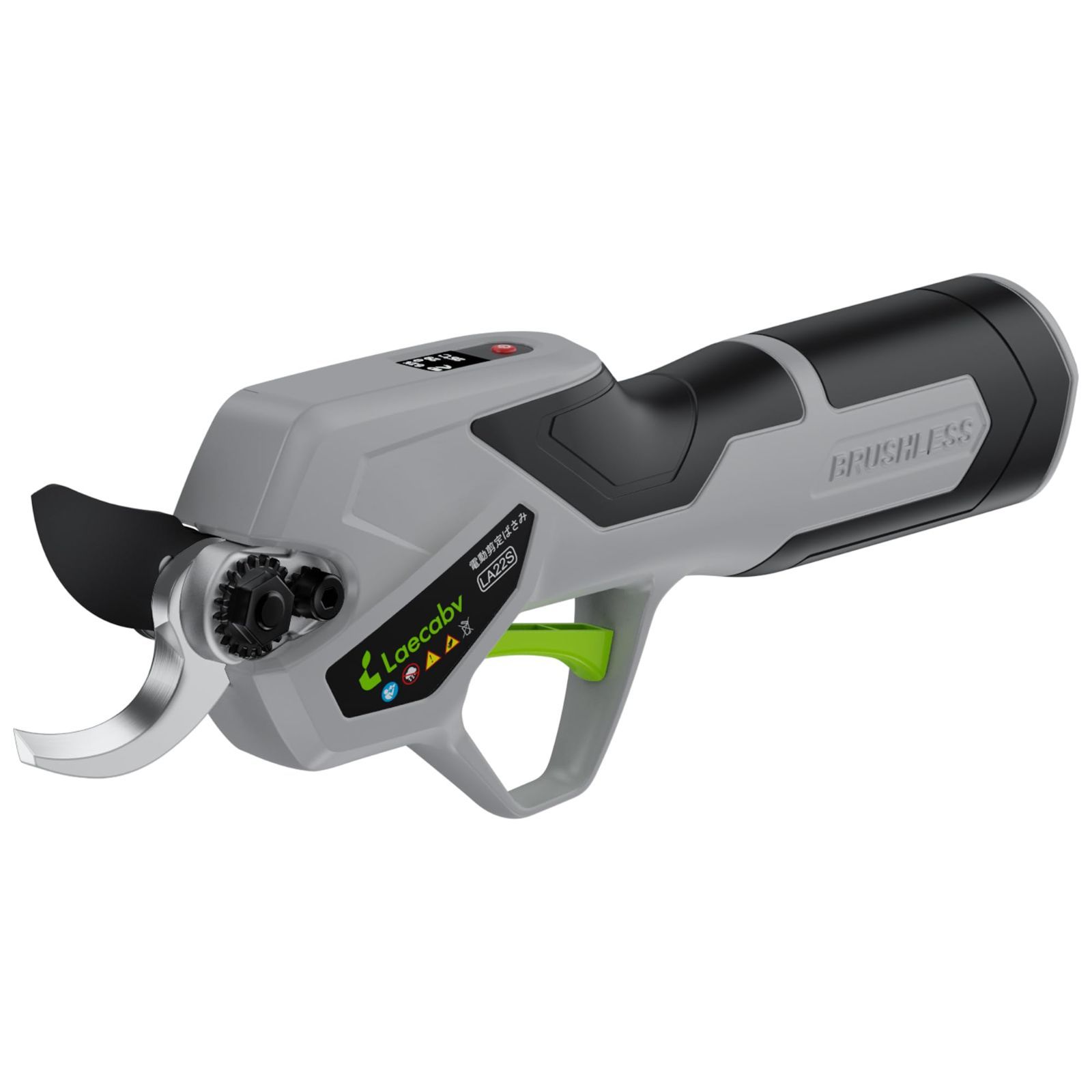 Laecabv 電動剪定バサミ 切断径22mm 充電式剪定ばさみ 園芸 庭木 果樹 農家 太枝切 電動剪定鋏は 園芸用具 超軽量で関節炎患者に適している LA22