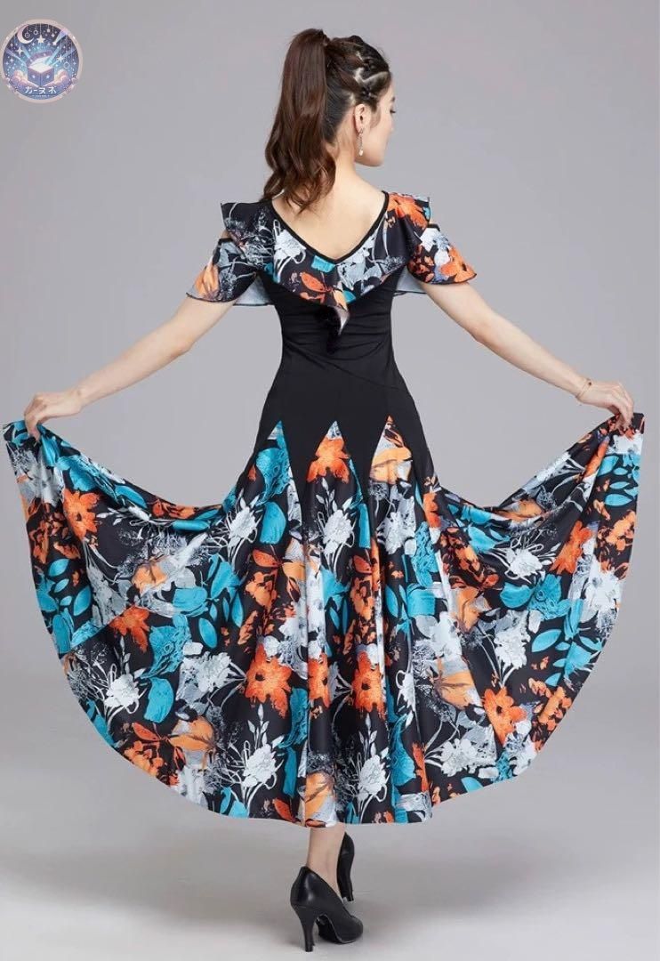 花柄練習着ワンピース 練習時の気分UPにぴったり