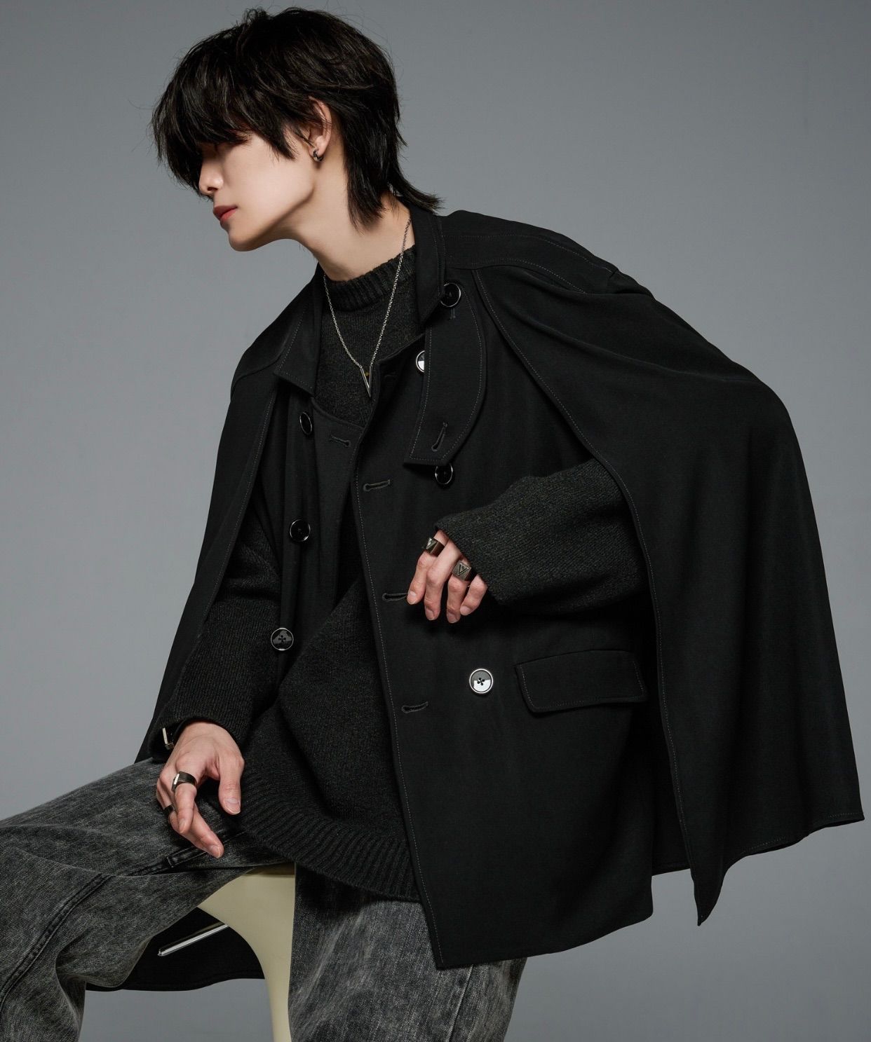 ADRER】cape sleeve jacket/ケープスリーブジャケット - メルカリ