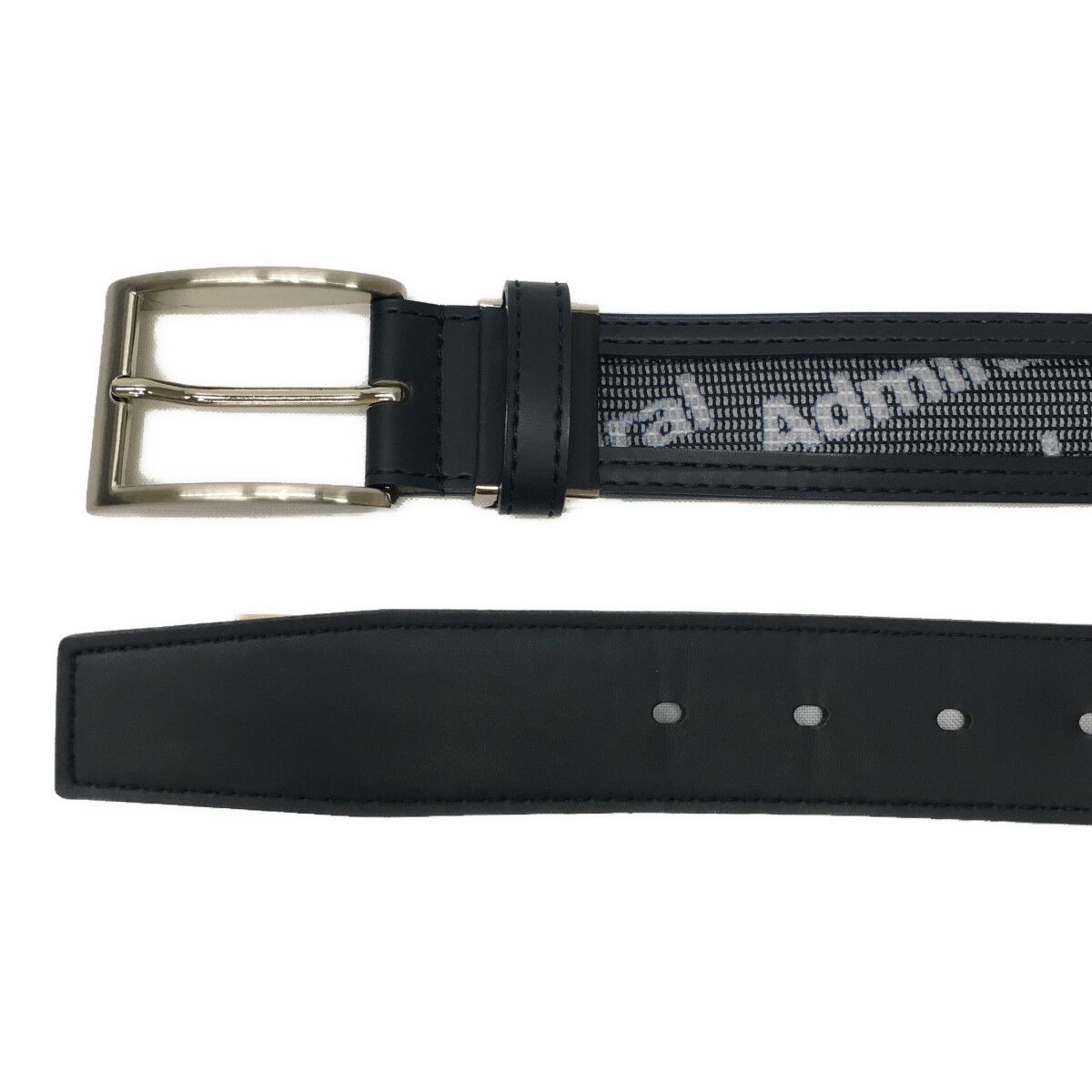 Admiral - coco 中古 アドミラルゴルフ Admiral Golf ベルト ネイビー 紺 斜めロゴメッシュ 中古 アドミラルゴルフ Admiral Golf ベルト ネイビー 紺 斜め