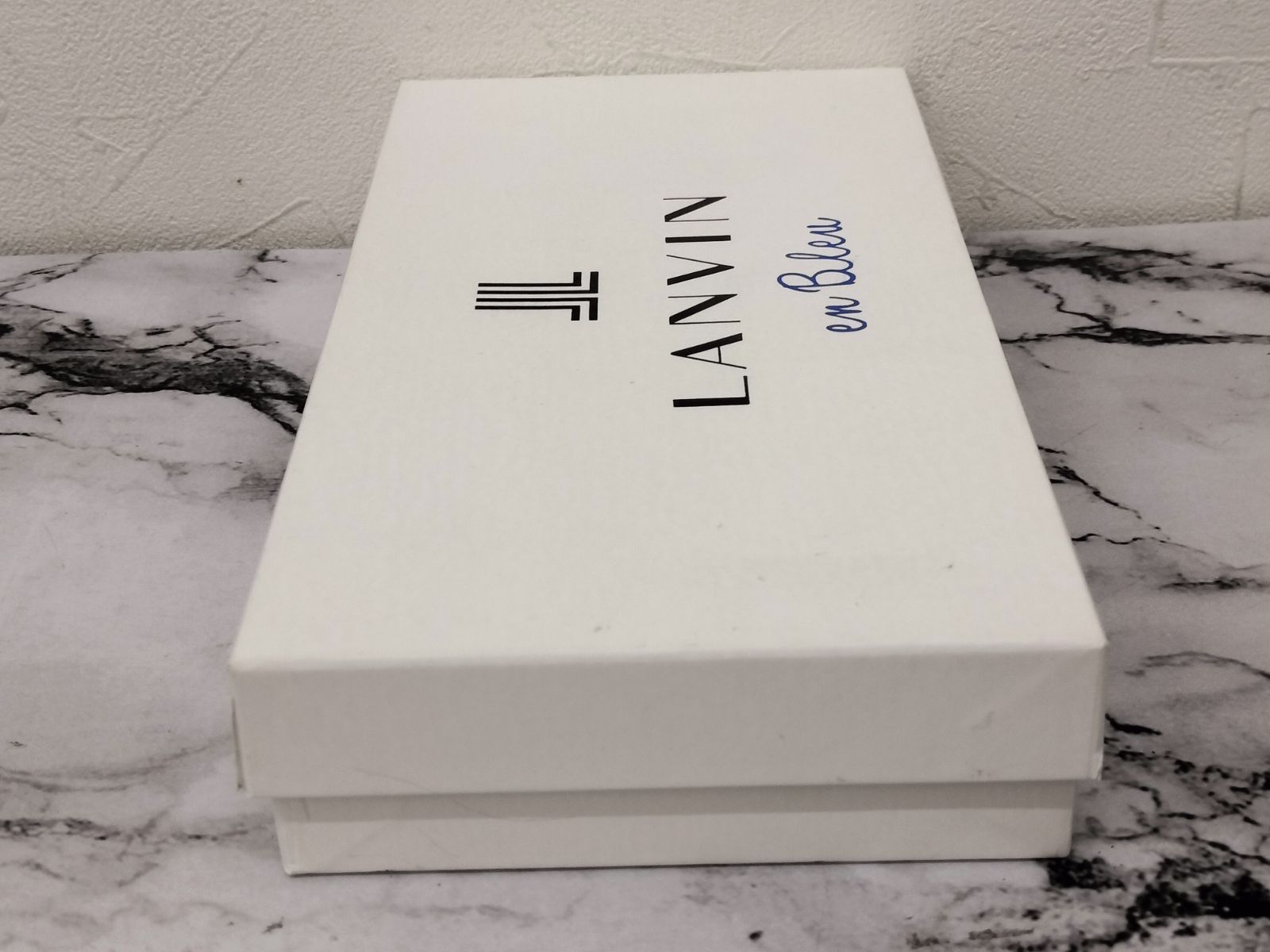 【美品】LANVIN en Bleu ランバンオンブルー  長財布 ブラック
