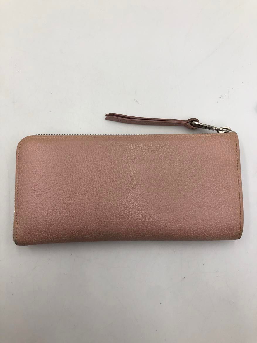 美品✨️　LONGCHAMP　ロンシャン　L字ファスナー　長財布　ライトピンク ロンシャン 長財布 ピンク L字ファスナー 美品 - メルカリ