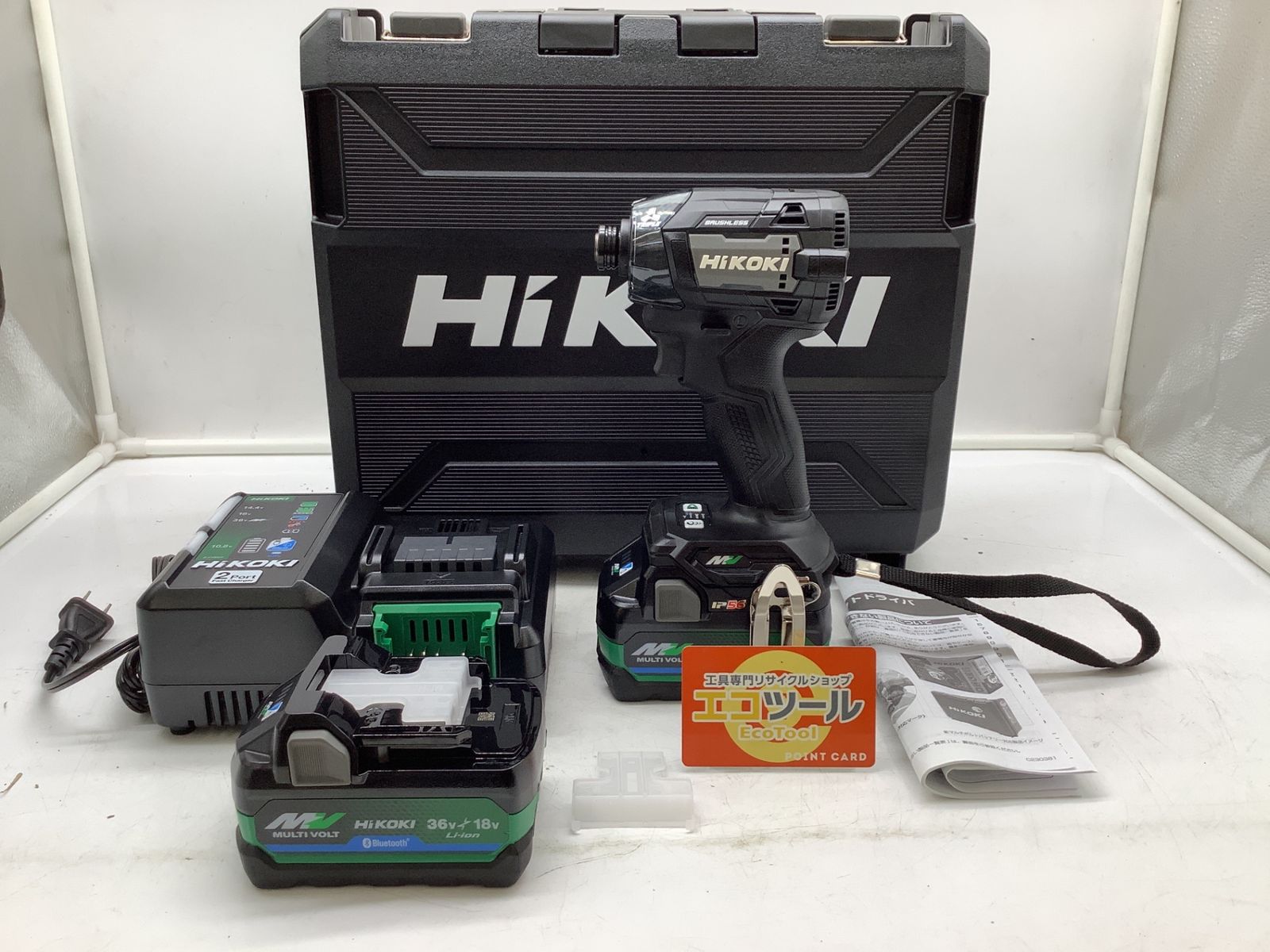 ♥ HiKOKI|ハイコーキ 36Vコードレスインパクトドライバ WH36DD 2XHBSZ ブラック ITBI88V3ZNRO エコツール岡崎インター店 M02