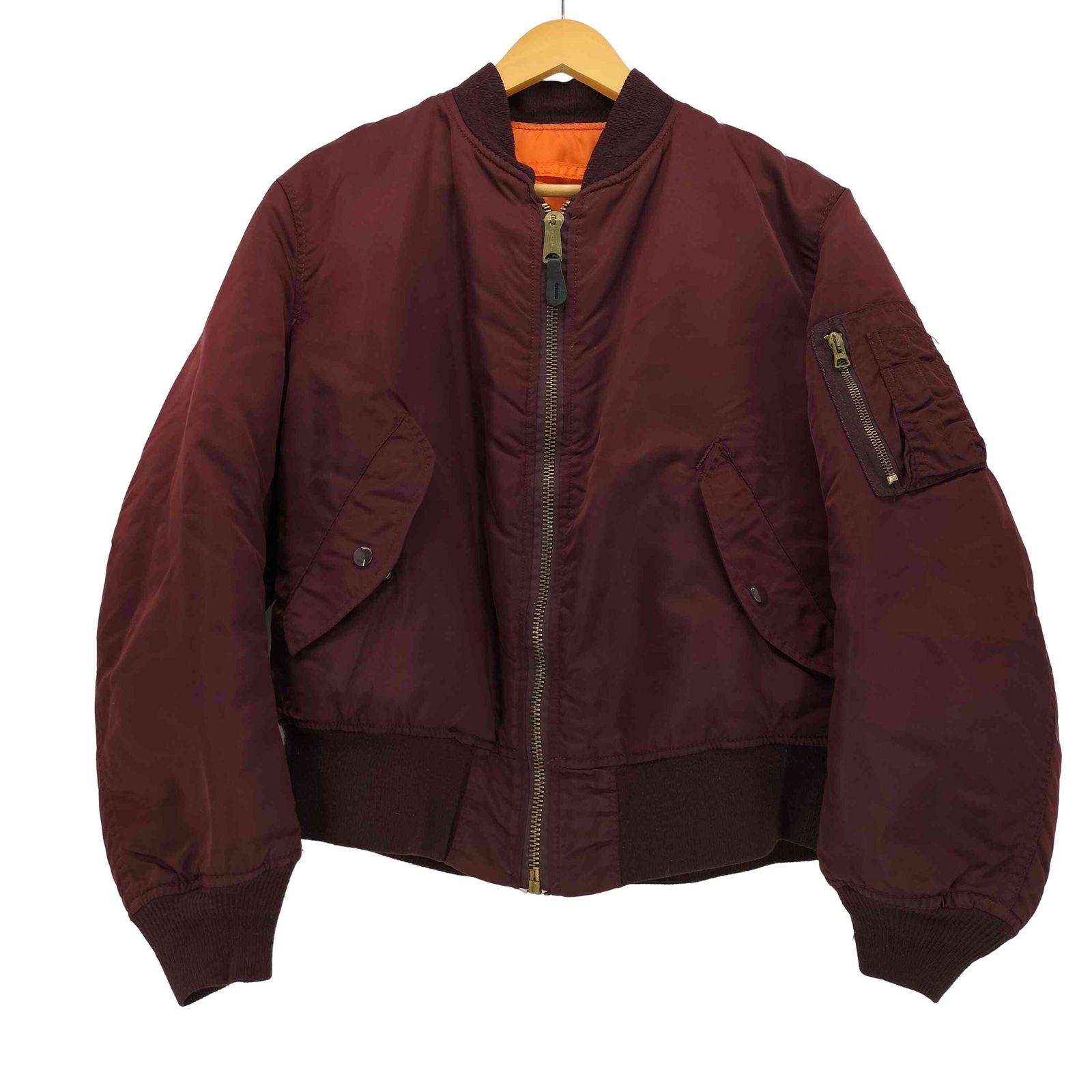 アルファインダストリーズ ALPHA INDUSTRIES USA製 MA-1 フライト ジャケット メンズ import：M 