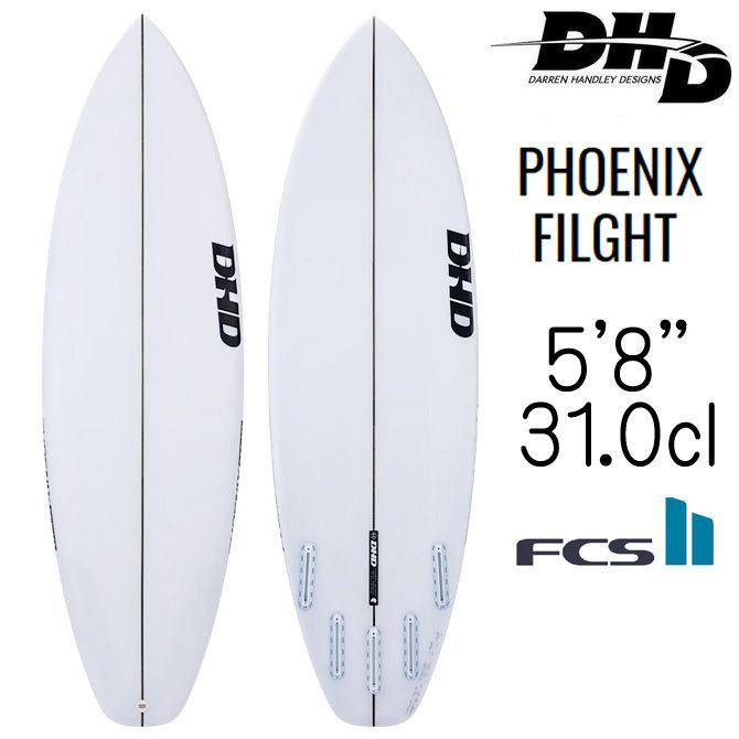 DHD サーフボード フェニックス フライト モデル 5'8 DHD サーフボード フェニックス フライト モデル 5'8