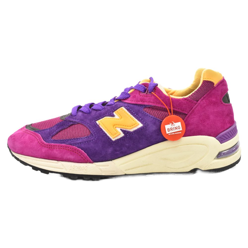 New Balance ニューバランス M990PY2 990V2 スエード ローカットスニーカー パープル/ピンク US11/JP29cm スニーカー