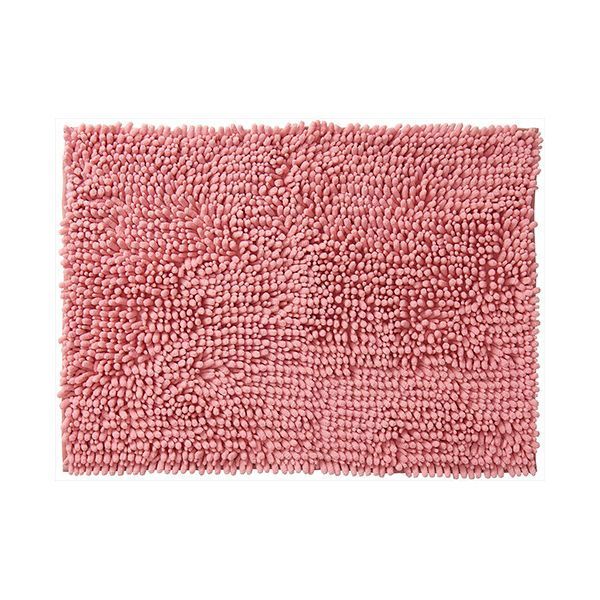 山崎産業 SUSU抗菌ストロングW バスマットEC L 約50×70cm ピンク 1枚