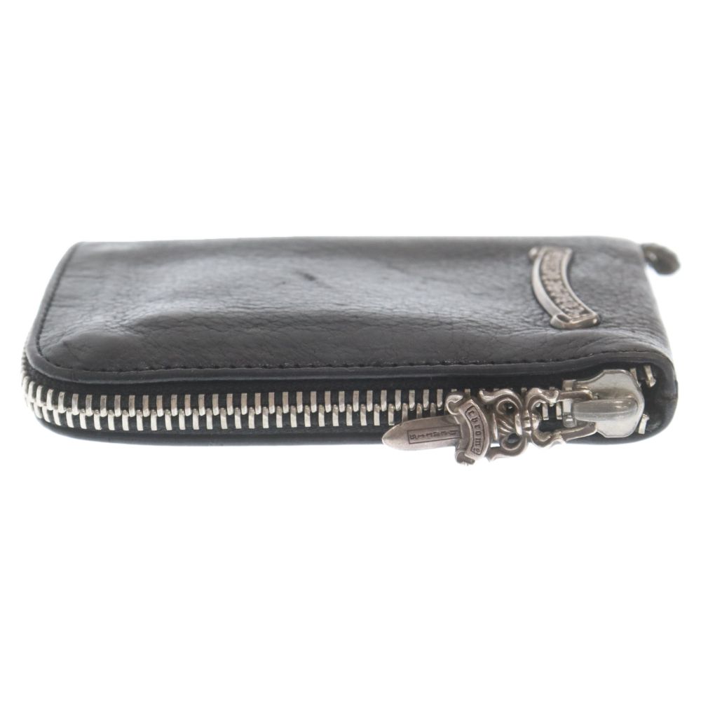 クロムハーツ TINY WALLET CHROME HEARTS (クロムハーツ) Tiny Zip Wallet Cross Patches