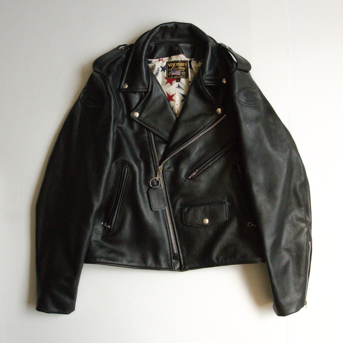 美品/ビッグサイズ】 VANSON 【C2R ダブルライダースジャケット】XXL