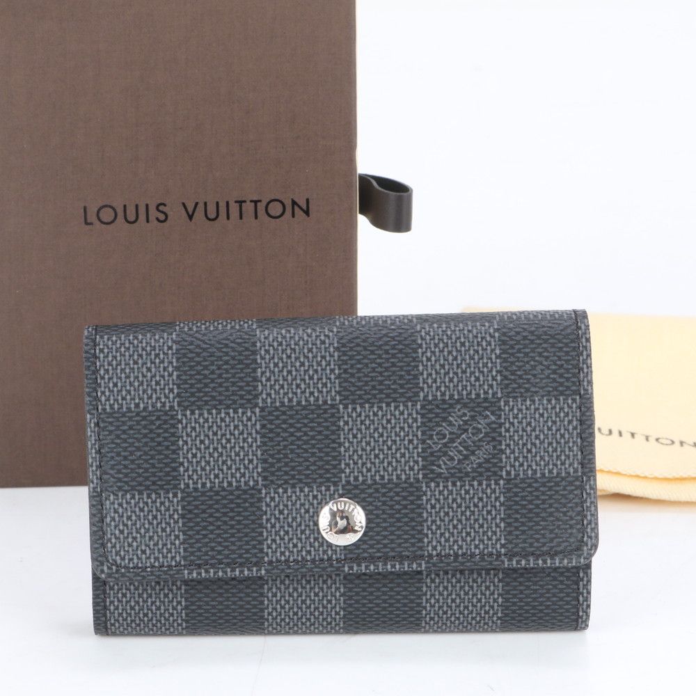 極美品 ルイヴィトン ダミエ グラフィット ミュルティクレ6 N62662