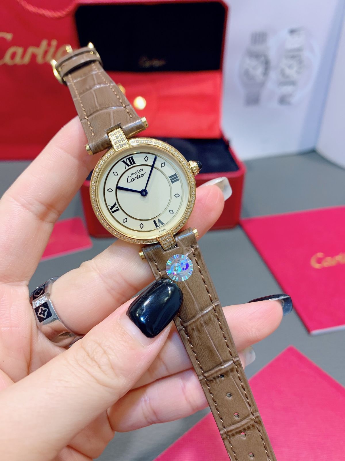 CARTIER カルティエ マスト レディース腕時計 30mm
