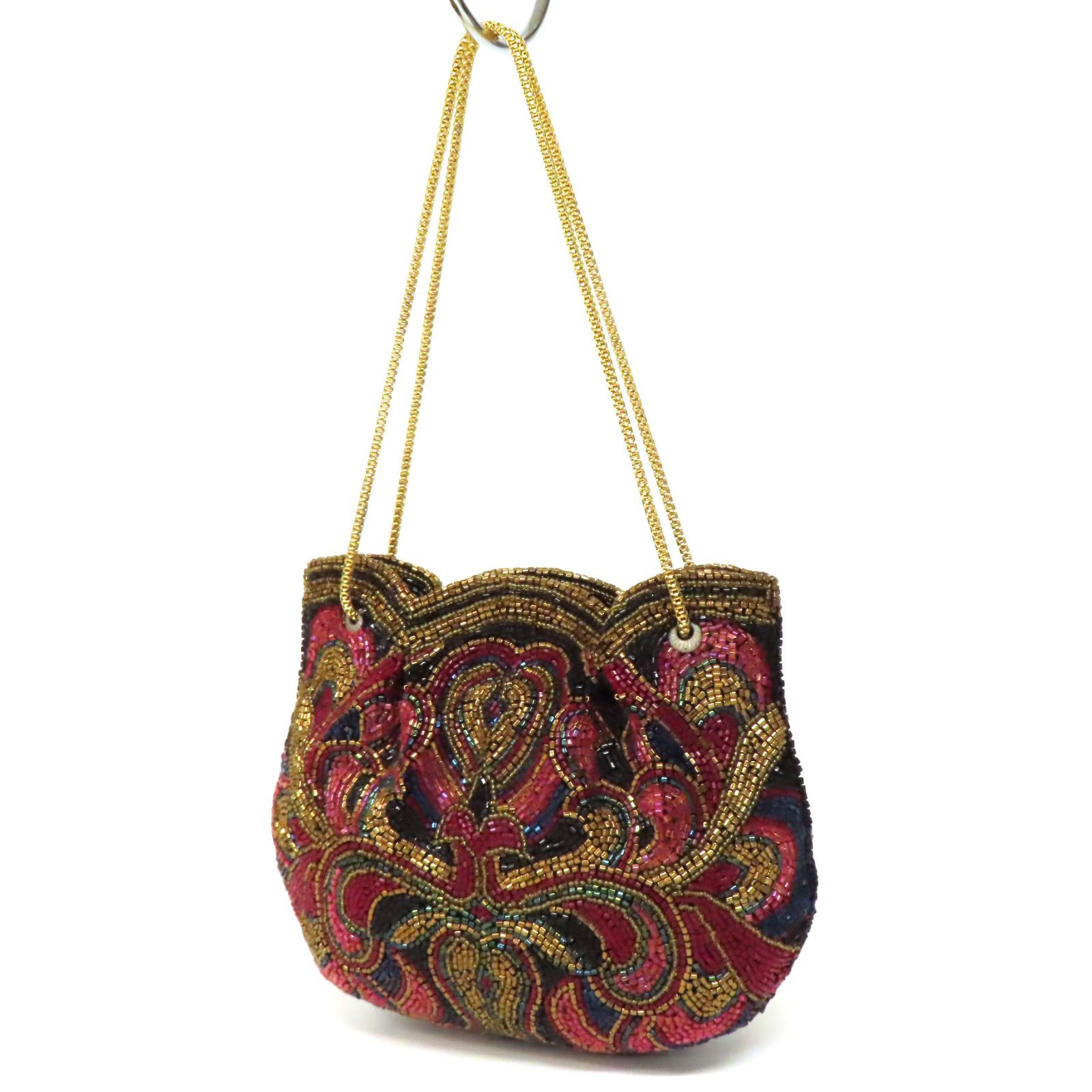 美品-ハンドバッグ 美品♥GHERARIDINI♥ゲラルディーニ♥ギャザー