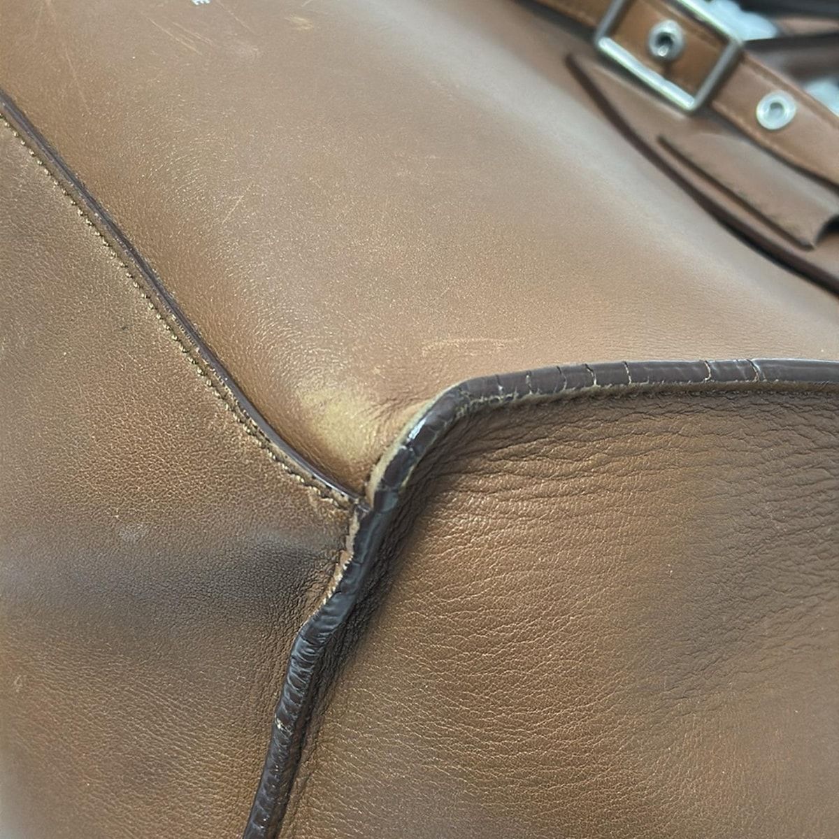 CELINE セリーヌ ハンドバッグ ビッグバッグスモールウィズロングストラップ タン ブラウン 2way DECORATOM_COM_BR