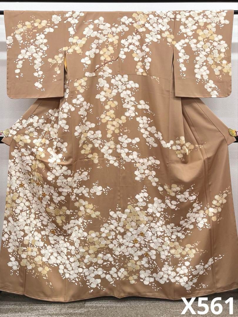京友禅 桜尽くし 金駒 金彩 一つ紋 訪問着 正絹 躾糸付き X561 - メルカリ