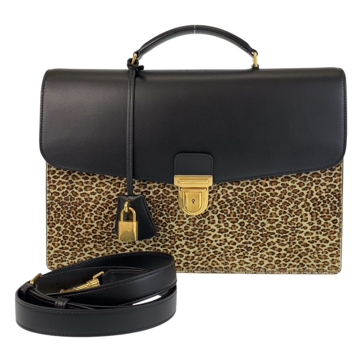 レア　CELINE セリーヌ　マカダム　ハラコ　ハンドバッグ　トートバッグ セリーヌ トートバッグ ハンドバッグ Cマカダム レディース CELINE