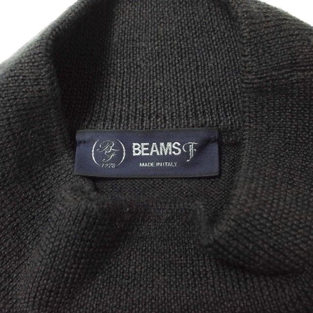 BEAMS F ビームスエフ イタリア製 21ゲージモックネックニット