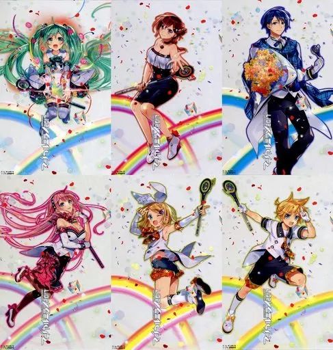 初音ミク マジカルミライ2017 ペンライトフィルム 6枚セット マジカル