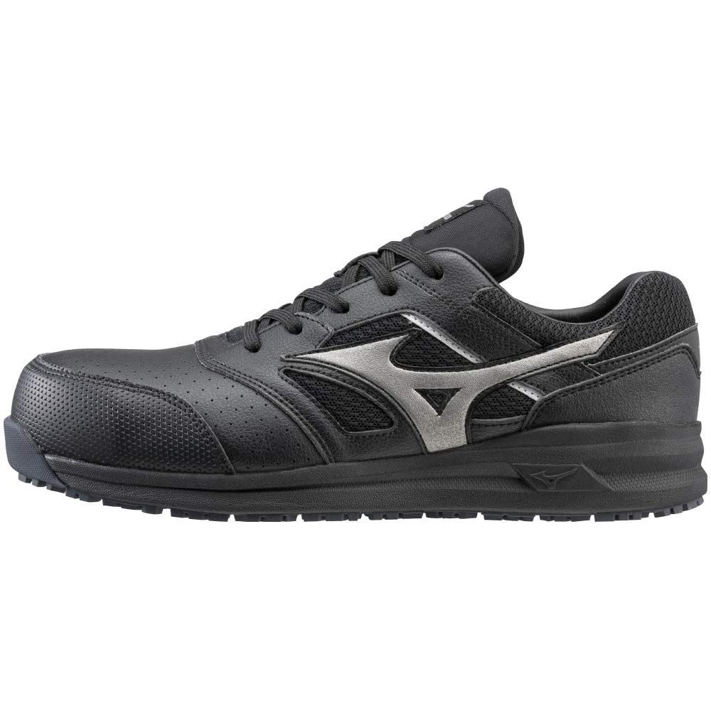 ミズノ ワークシューズ オールマイティ 軽量 LSII 11L JSAA 普通作業用 A種 ブラック×ダークシルバー 27.0 cm ブラック×ダークシルバー 27.0 cm