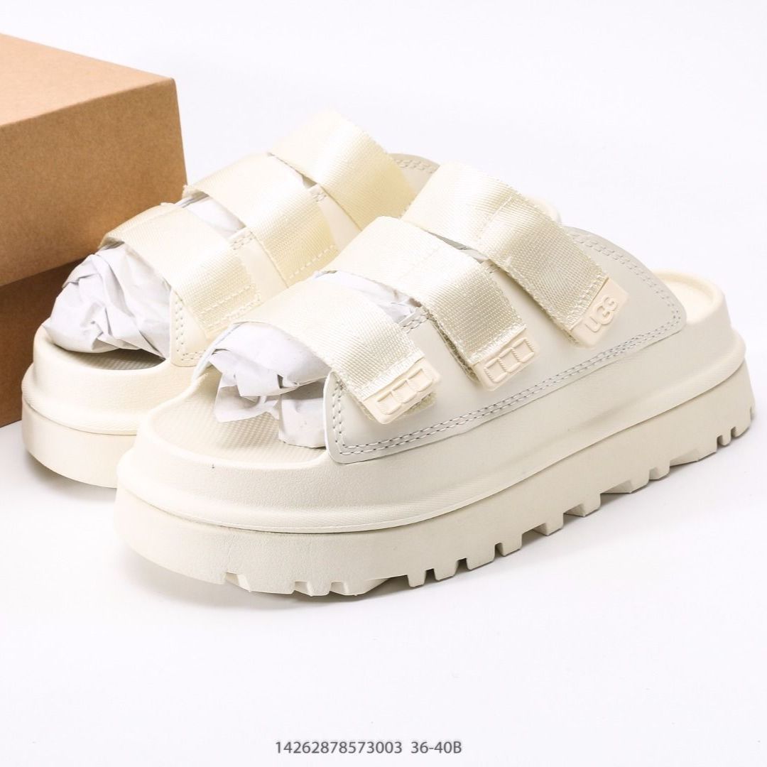 UGG ホワイト サンダル 厚底 楽天市場】白 ホワイト（ブランドアグ）（サンダル｜レディース