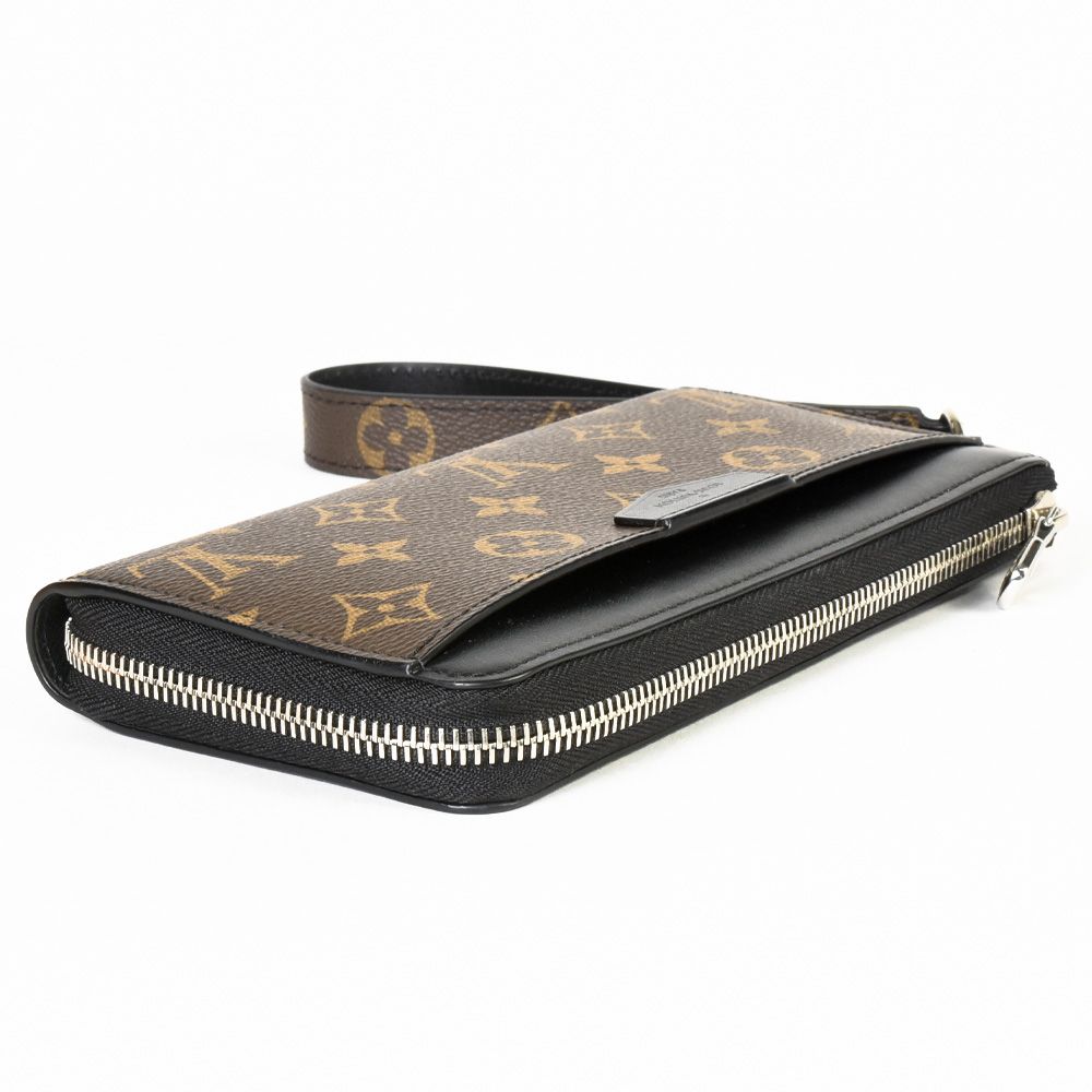 ルイヴィトン LOUIS VUITTON ジッピー・ドラゴンヌ 長財布 モノグラム マカサー M69407 RFID(ICチップ)内蔵【中古】