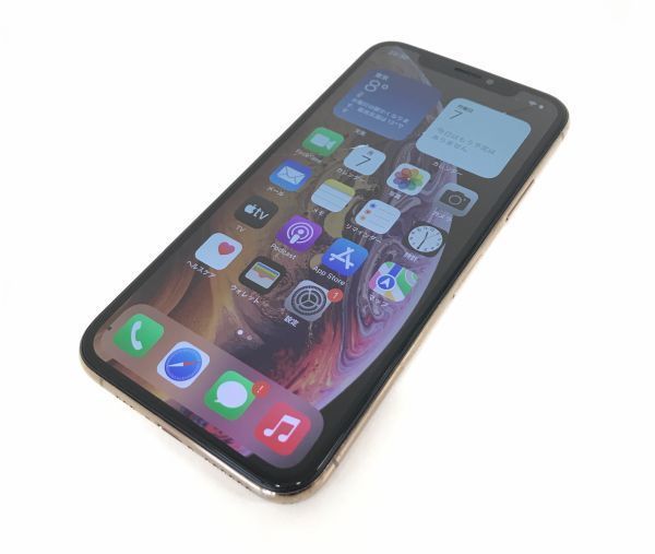 θ【ジャンク】ドコモ【SIMロック解除済】iPhoneXS 256GB ゴールド