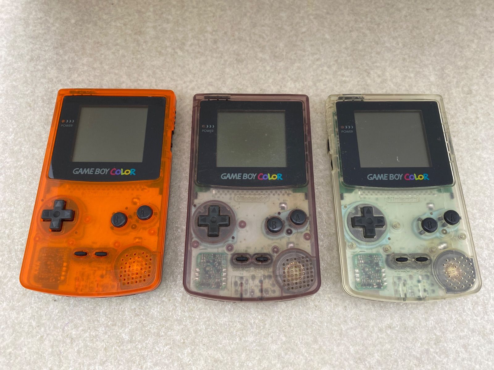 ゲームボーイカラー 本体 まとめ売り ３点 ジャンク