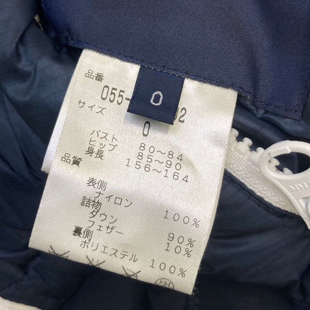 サイズ：0 PEARLY GATES パーリーゲイツ  リバーシブル ダウンベスト  ネイビー系 [240001141347] ゴルフウェア レディース ストスト サイズ：0 PEARLY GATES パーリーゲイツ リバーシブル ダウン