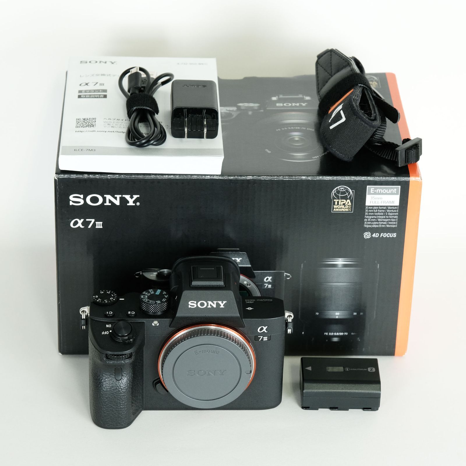 [極美品｜シャッター数4,660回] SONY α7 III（ILCE-7M3） [ボディ] / フルサイズミラーレス一眼 / ソニーEマウント