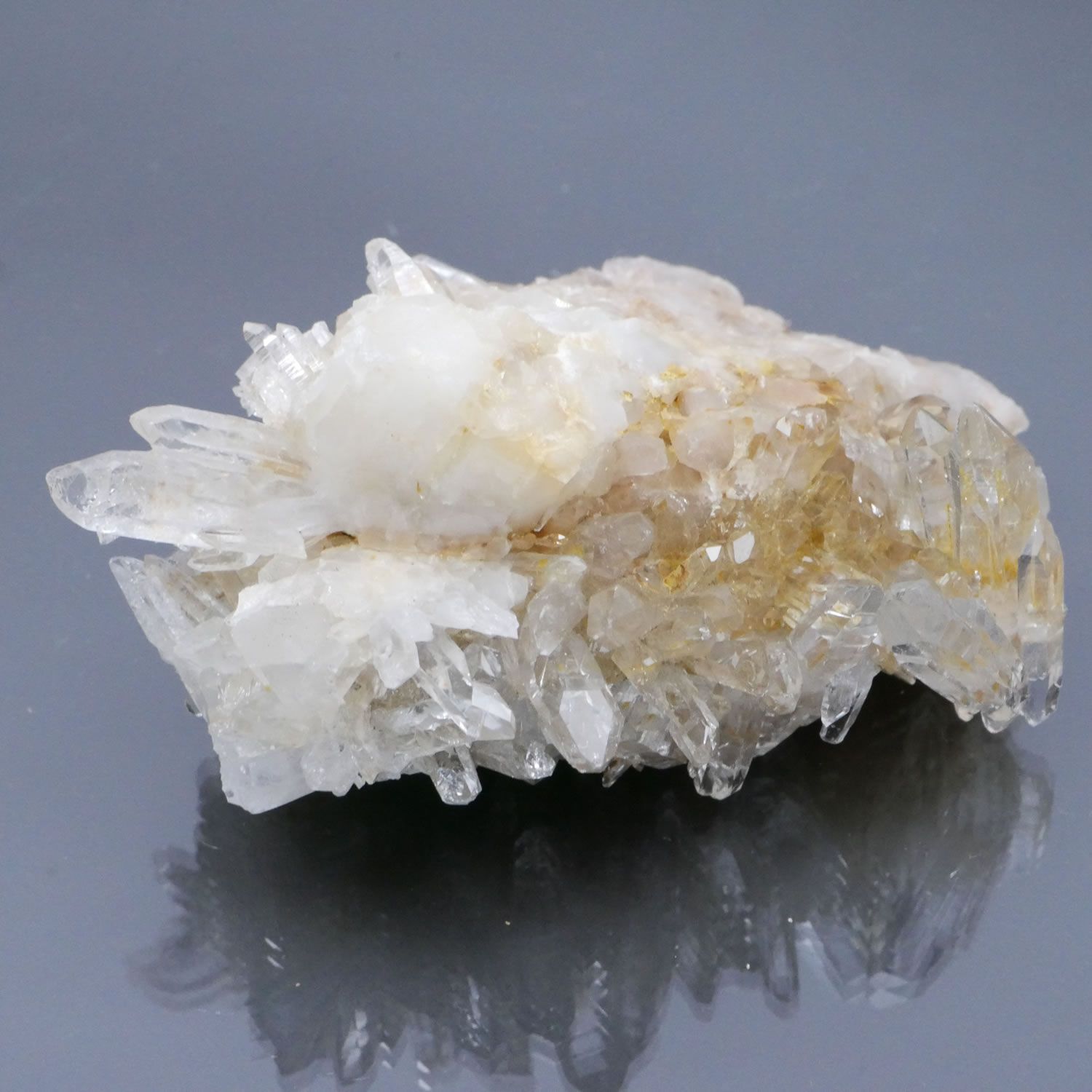 四川省産 菊花水晶 クラスター 1点物 約91g（Wターミネーター