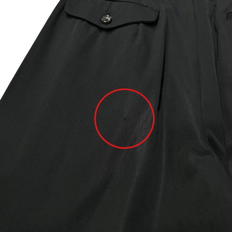 90’s Y’s for men 2タックウールテーパードパンツ Y's for men yohji yamamoto タック入り テーパードパンツ（MJ-P0