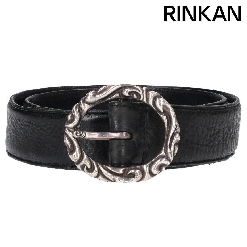 クロムハーツ BLT ROLLER2/ダブルピンスクロール レザーベルト