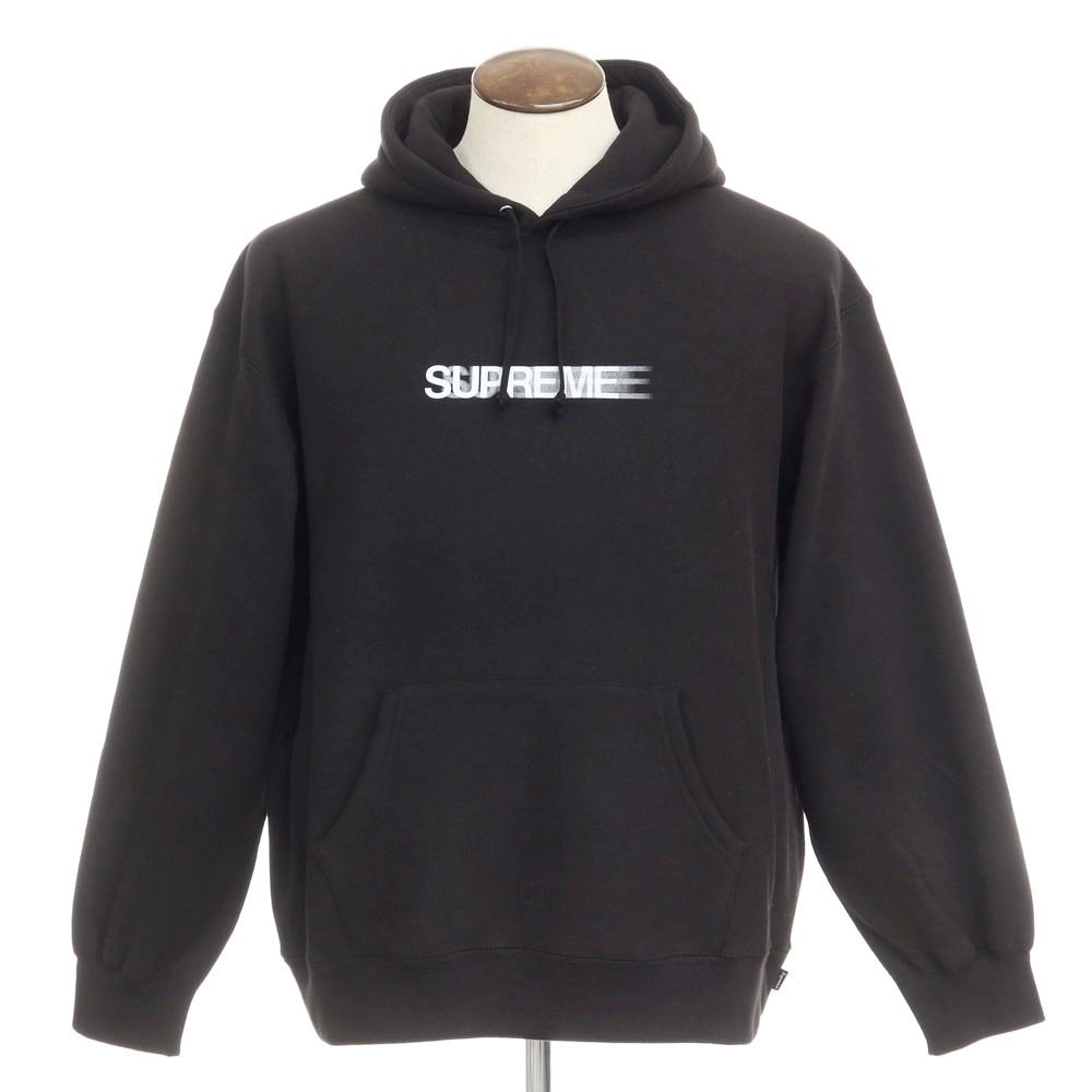 Supreme Motion Logo Hooded Sweatshirt 黒L