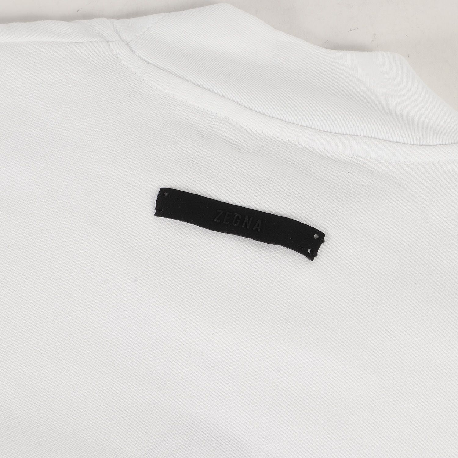 FEAR OF GOD フィアオブゴッド Tシャツ サイズ:L 20AW Ermenegildo Zegna オーバーサイズ モックネック 半袖Tシャツ Cotton T-shirt ホワイト 白 トップス カットソー【メンズ】