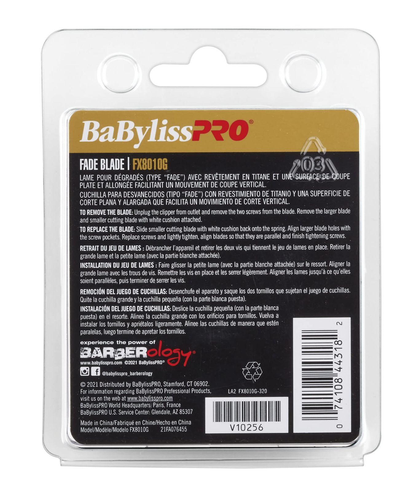 特価商品】BaBylissPRO BaBylissPRO Barberology FX8010G ゴールド