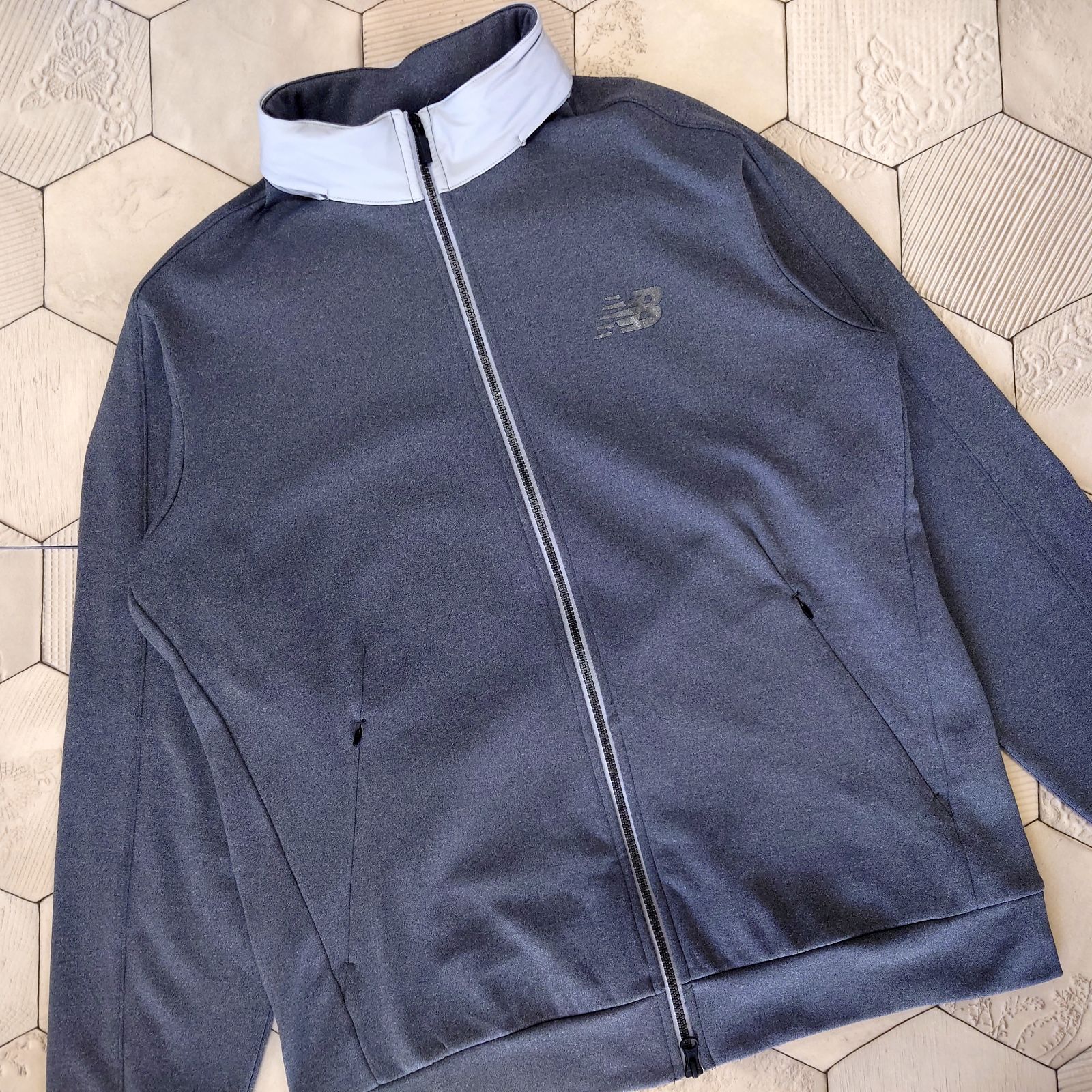 極美品 new balance golf 裏起毛 ボンディングジャケット newbalancegolf ニューバランスゴルフ