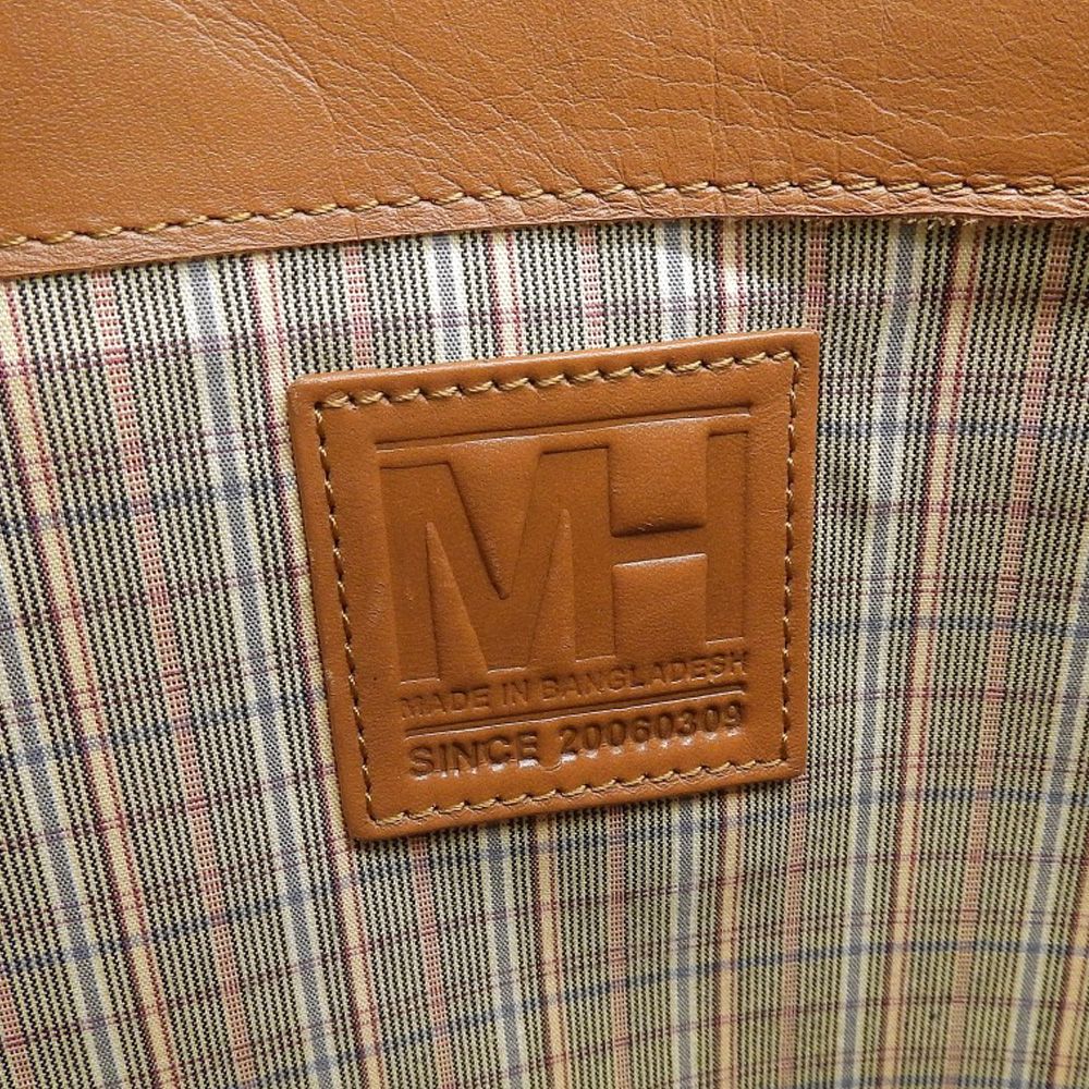 【MOTHER HOUSE/MH】美品 レザーメッセンジャー バッグ ショルダー 美品 マザーハウス MHロゴ 斜め掛け ショルダー メッセンジャー