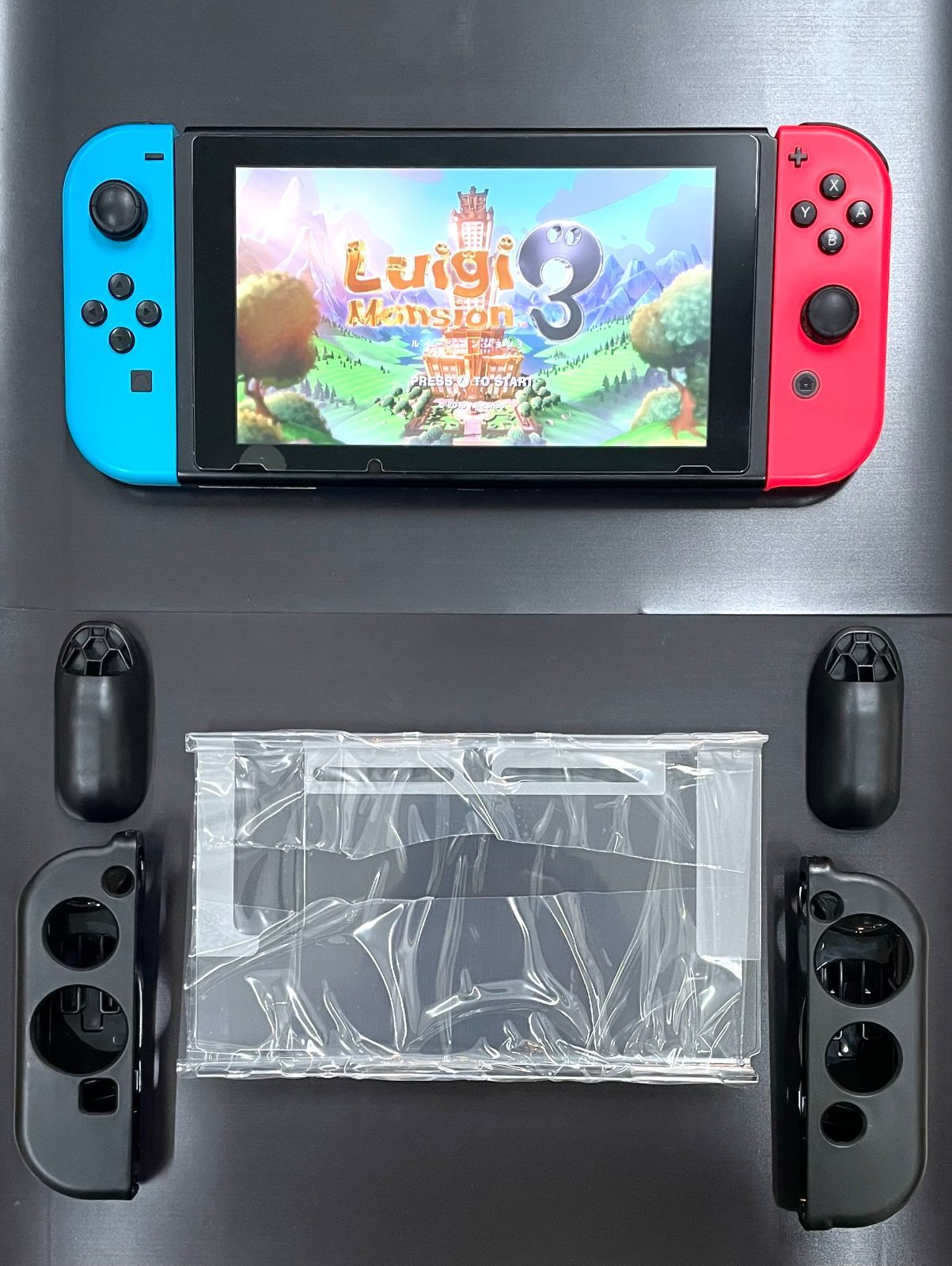 超美品‼️ニンテンドースイッチ+バッテリー新品＋ガラス+純正充電器+豪華セット✨ 超美品‼️ニンテンドースイッチ+バッテリー新品＋ガラス+純正