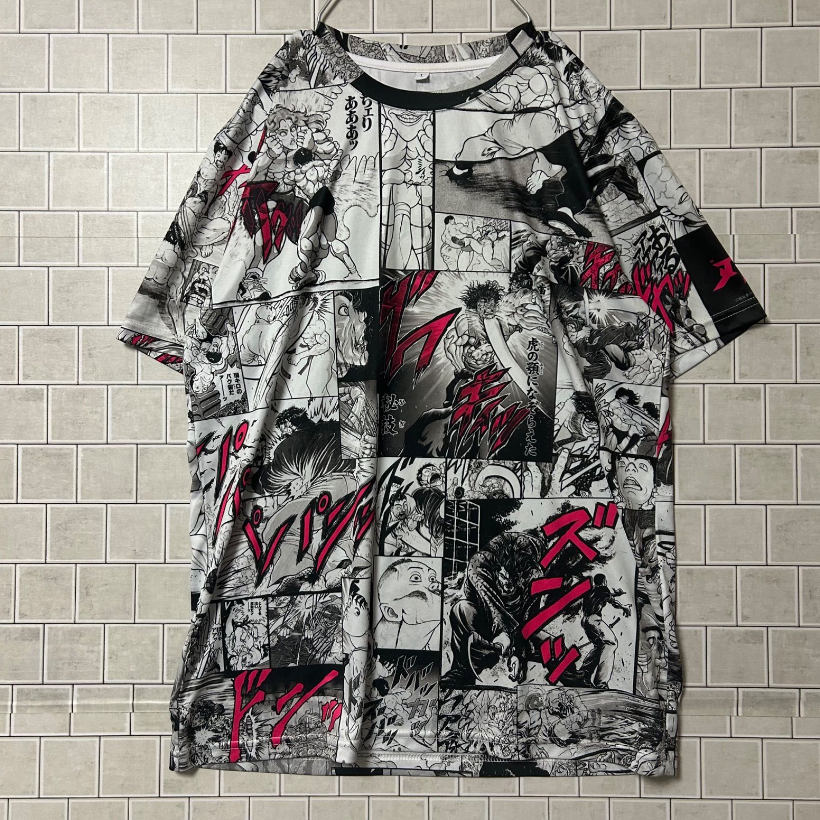 新品 刃牙×ARTIMATION 連載30周年記念 地上最強刃牙展 Tシャツ 70860-7-