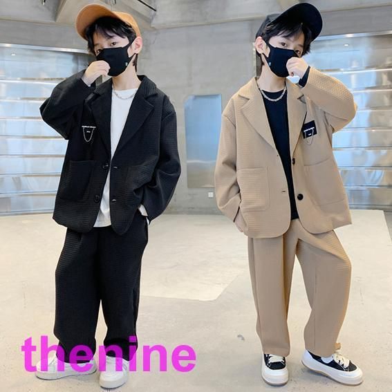 子供スーツ キッズフォーマル セットアップ 2点セット 男の子 韓国風 春 秋 子供服 紳士服 発表会 入学式 入園式 七五三 結婚式 卒業式 卒園式 ピアノ演奏会