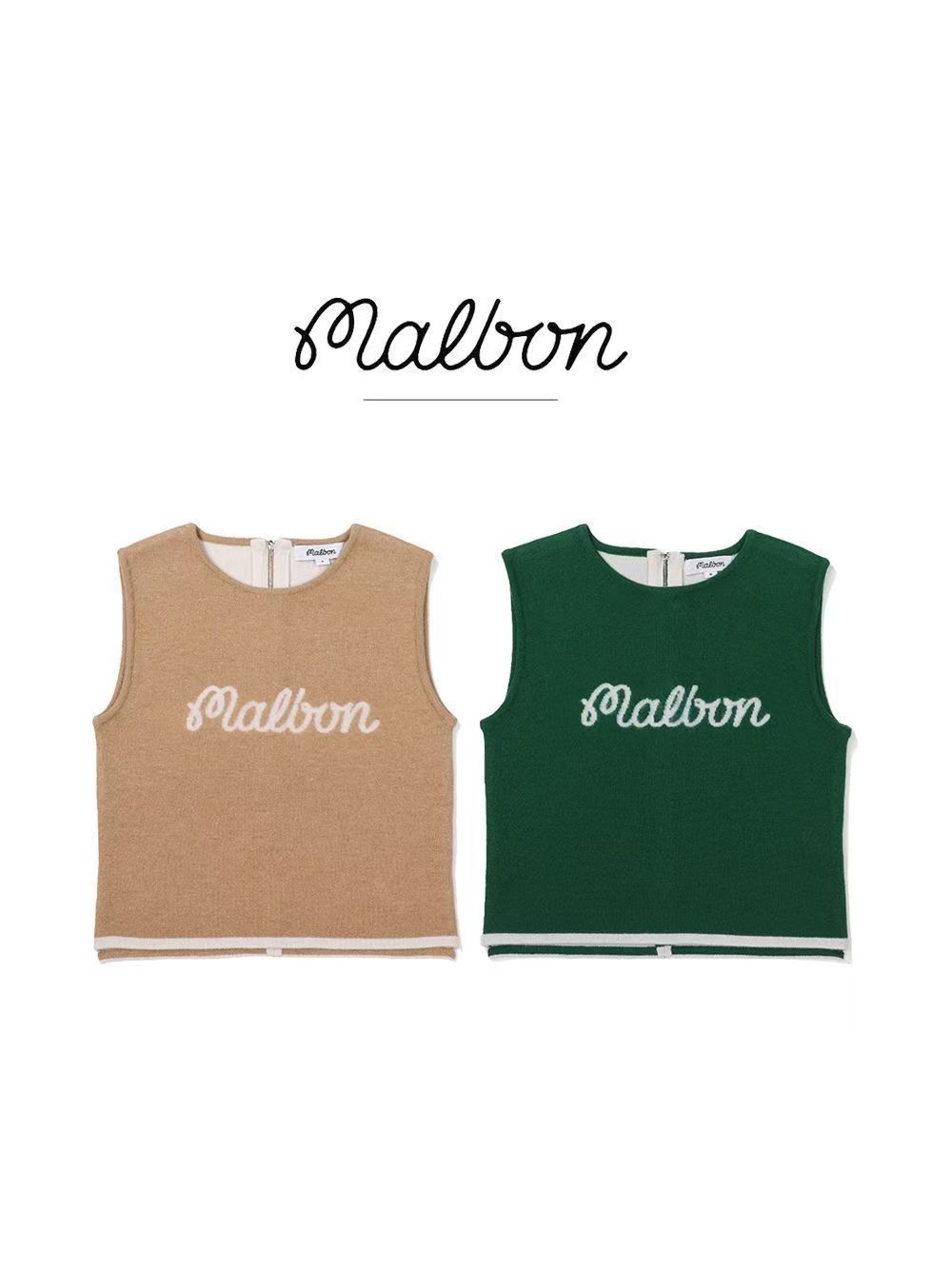 マルボンゴルフ レディース ウェア ノースリーブ ベスト Malbon 春秋 MALBONマルボンゴルフ ウェア レディース セーターベスト - メルカリ