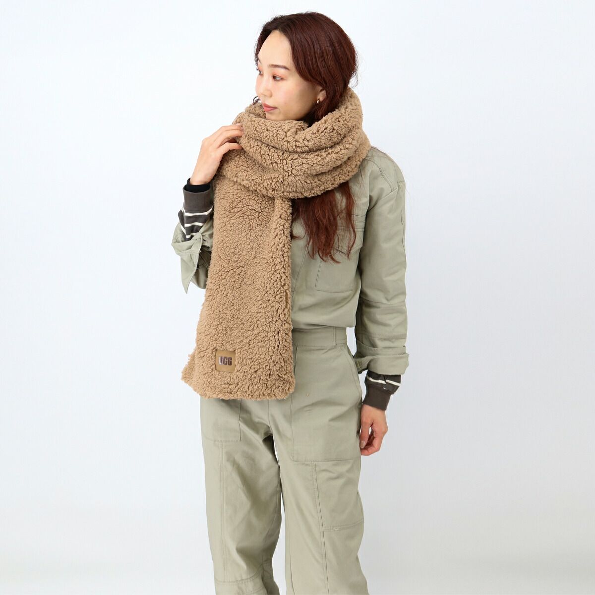 UGG アグ 20052 W SHERPA OVERSIZED SCARF シェルパ オーバーサイズド