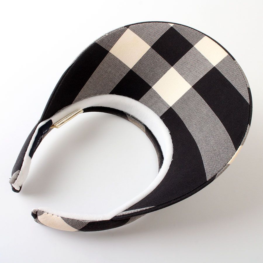 M28253 BURBERRY GOLF バーバリーゴルフ サンバイザー チェック柄 56