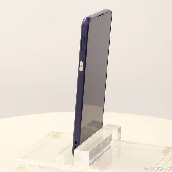 中古品〕 BASIO active 64GB ネイビー SHG09 au SIMフリー【368