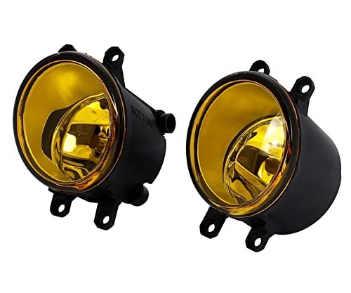 トヨタ 黄色レンズ フォグランプ ユニット 汎用 社外品 HID LED 純正