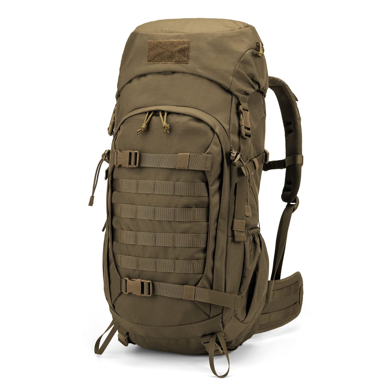 商品 Mardingtop 50L バックパック 大容量 登山 リュック タクティカル パック ミリタリー リュックサック 軍用 キャンプ トレッキング 旅行 防災 レインカバー付き ブラック